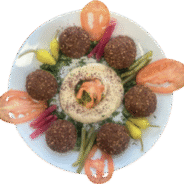 flafel plate